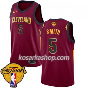 Dres Cleveland Cavaliers J.R. Smith 5 2018 NBA Finals Patch Nike Crvena Swingman